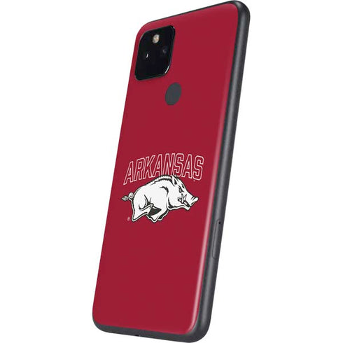 University of Arkansas-Fayetteville Razorbacks Logo Google Pixel 4a 5G Skin